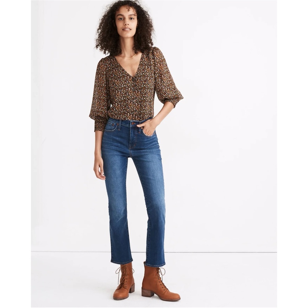 Madewell Cali Demi-Boot Jeans in Lockwood Wash 28”